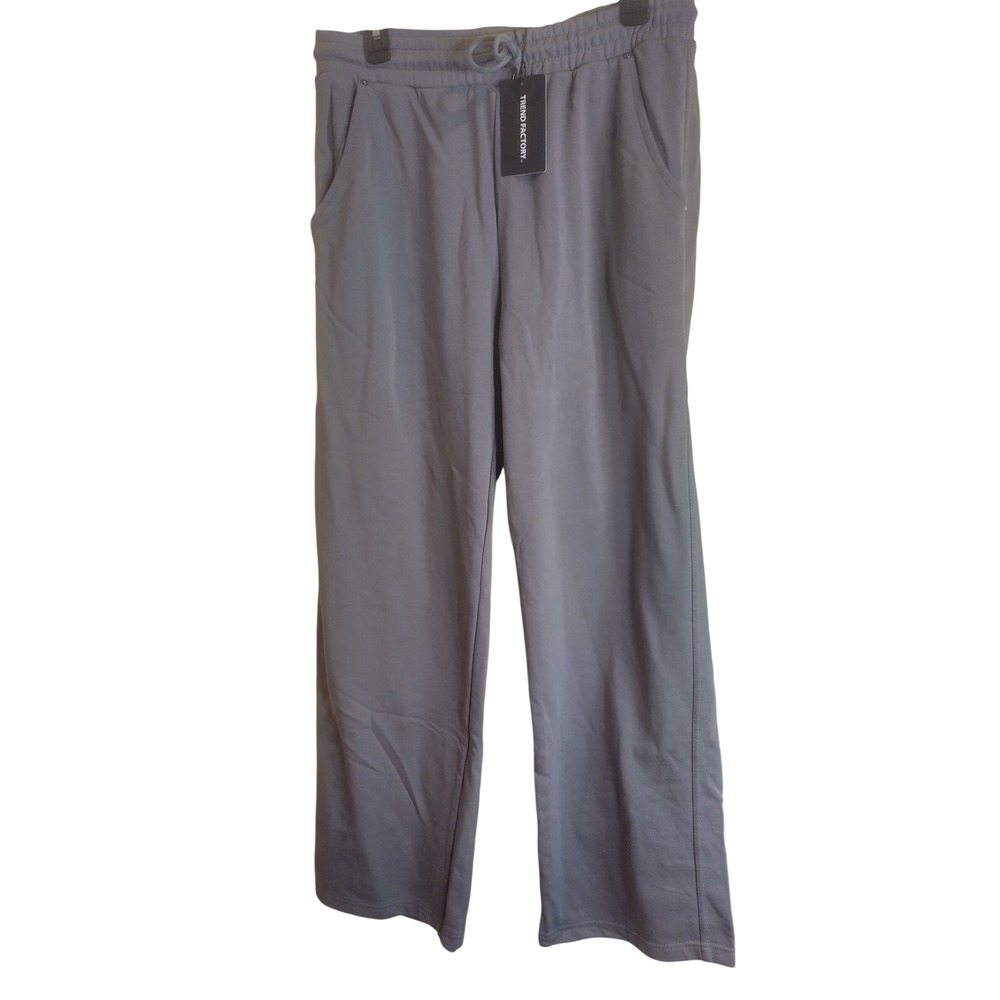 Trend Factory Women's XL Gray  Relaxed Fit Drawstring Lounge sweatpants.
